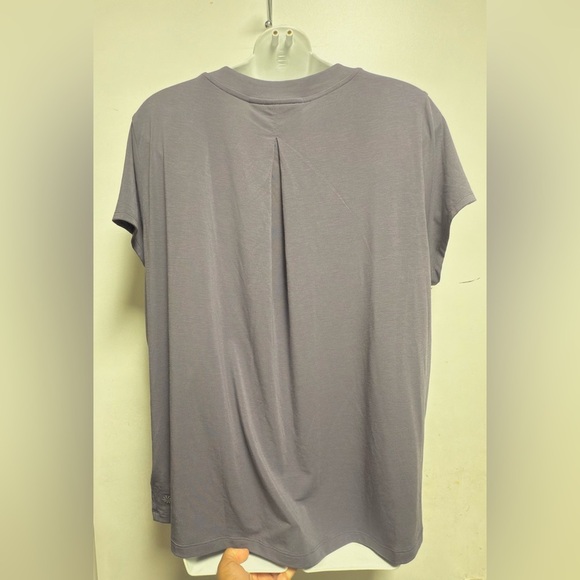 Athleta Lavender Short Sleeve Tee - Picture 3 of 7